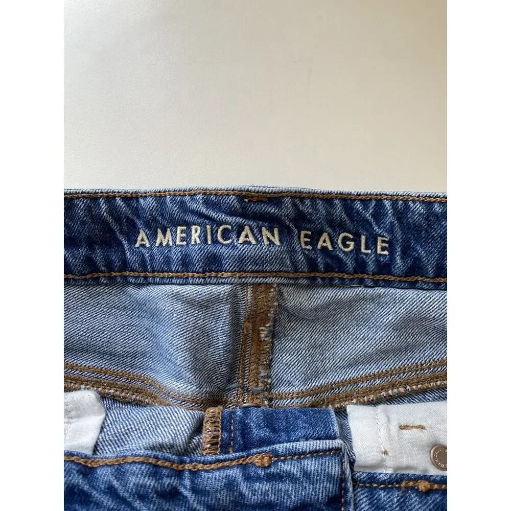 American Eagle Outfitters 100% Cotton Tomgirl Bermuda Denim Shorts Woman’s SZ 6